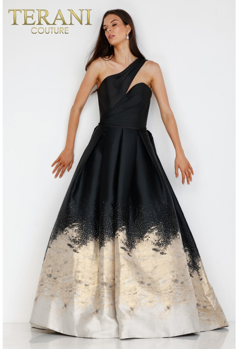 Terani Couture 1912E9180 Black-Gold / 16 Terani Couture 1912E9180 Black-Gold / 16