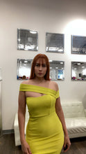 Load image into Gallery viewer, Citrus Midi Bandage Dress
