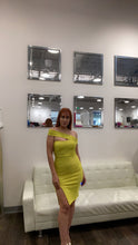 Load image into Gallery viewer, Citrus Midi Bandage Dress

