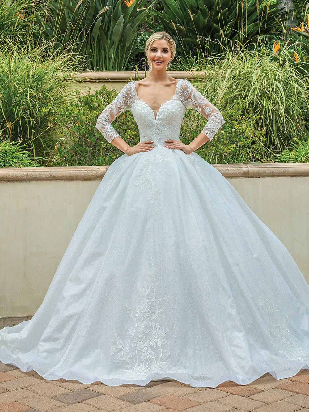 Dancing Queen 0199 Bridal Prom Dress - Off White