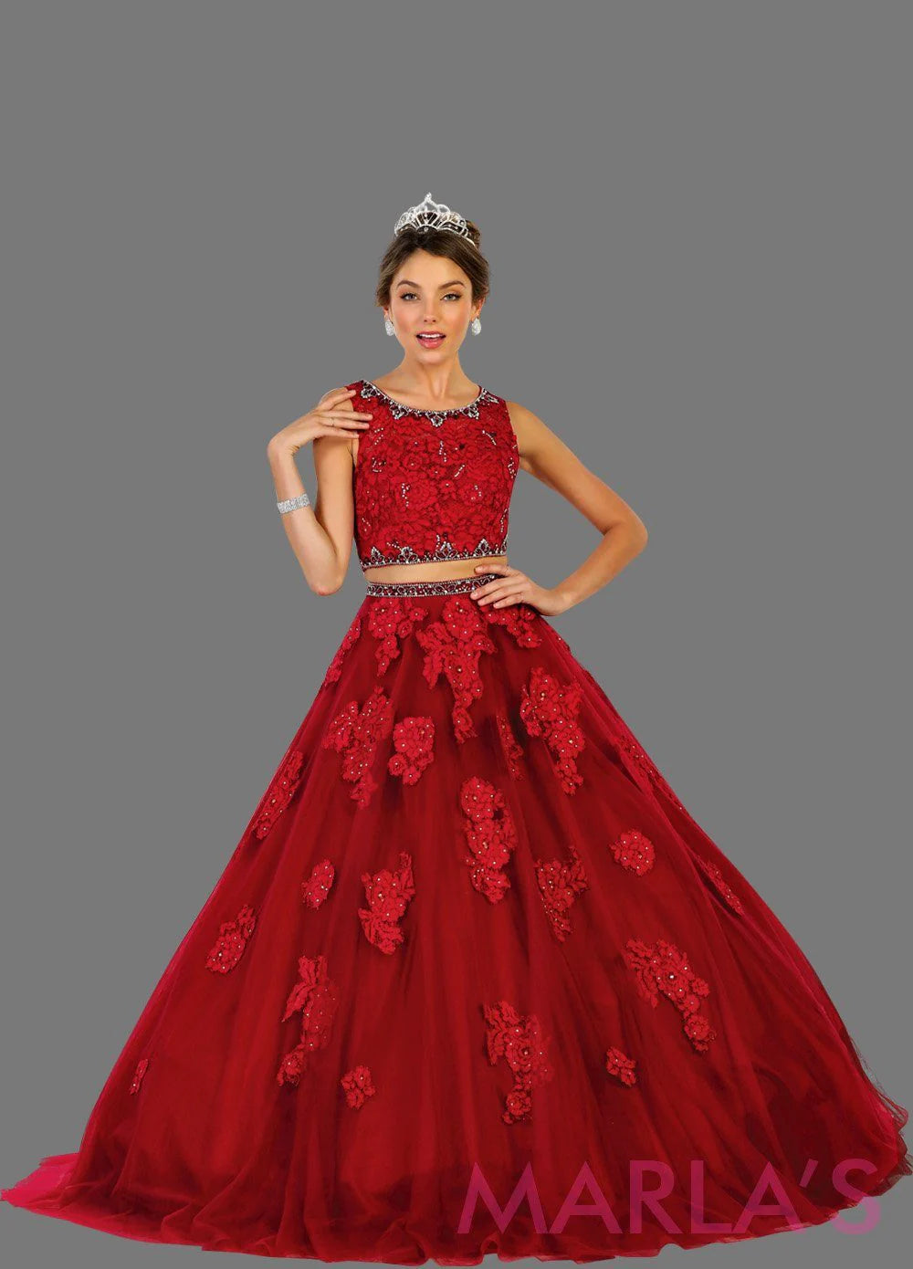 May Queen LK90 Burgundy / 16