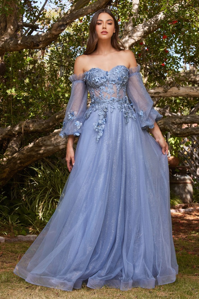 Cinderella Evening Dress CD962 4 / MAUVE Cinderella Evening Dress CD962 4 / MAUVE