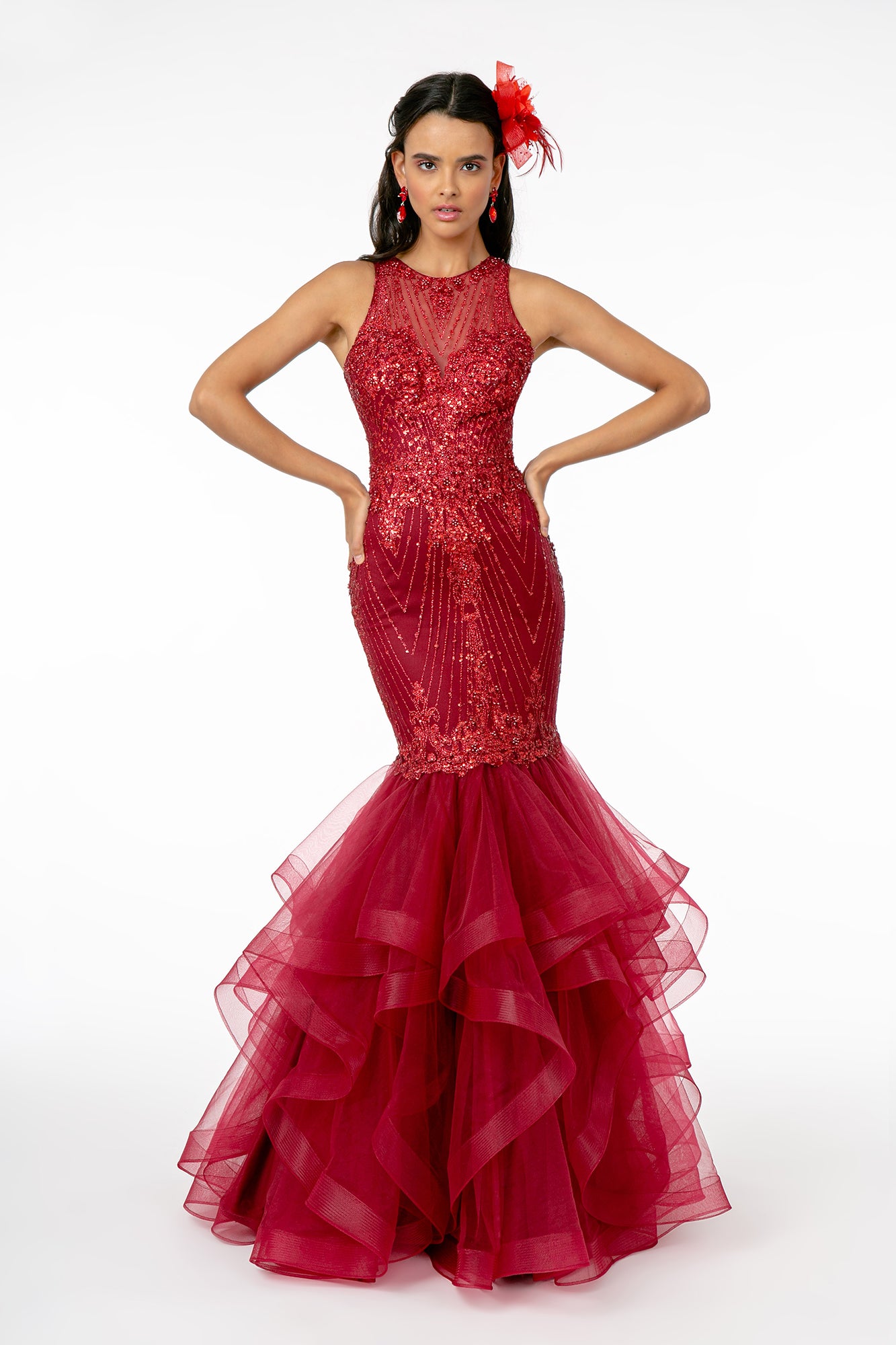 Elizabeth K Evening Dress GL1822 XLarge / Navy