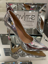 Load image into Gallery viewer, Larissa Patent Silver Pump - Silver
