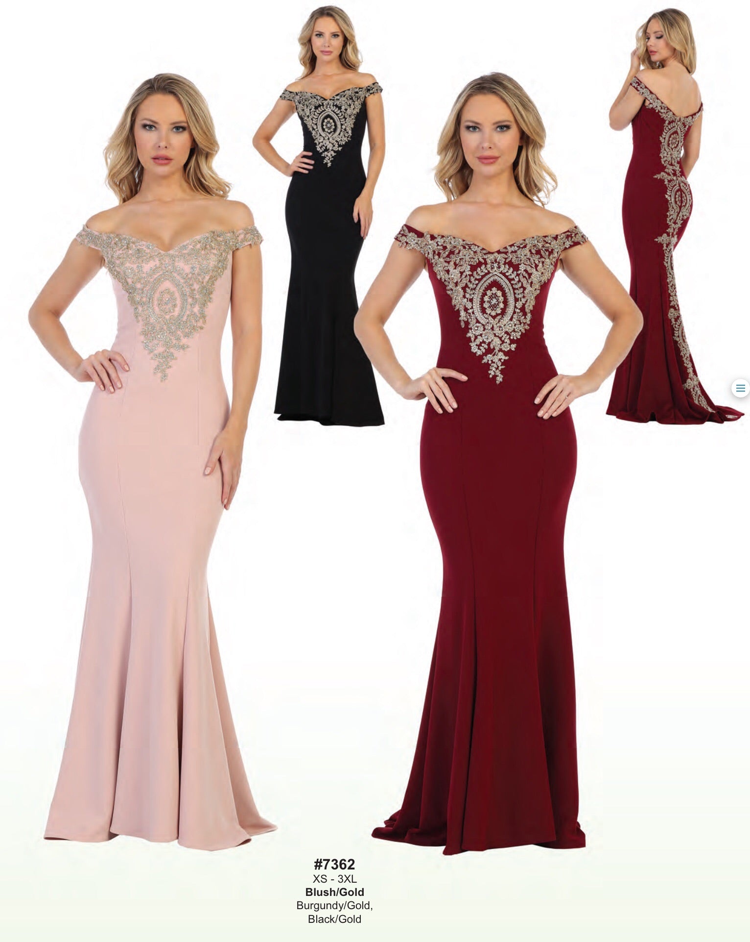Let’s Vol17 7362 Blush/Gold / XXL