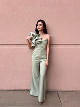 Load image into Gallery viewer, Alma Side Ruffle Jumpsuit Mint
