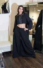 Load image into Gallery viewer, Mimi A Line Palazzo Pants - Black
