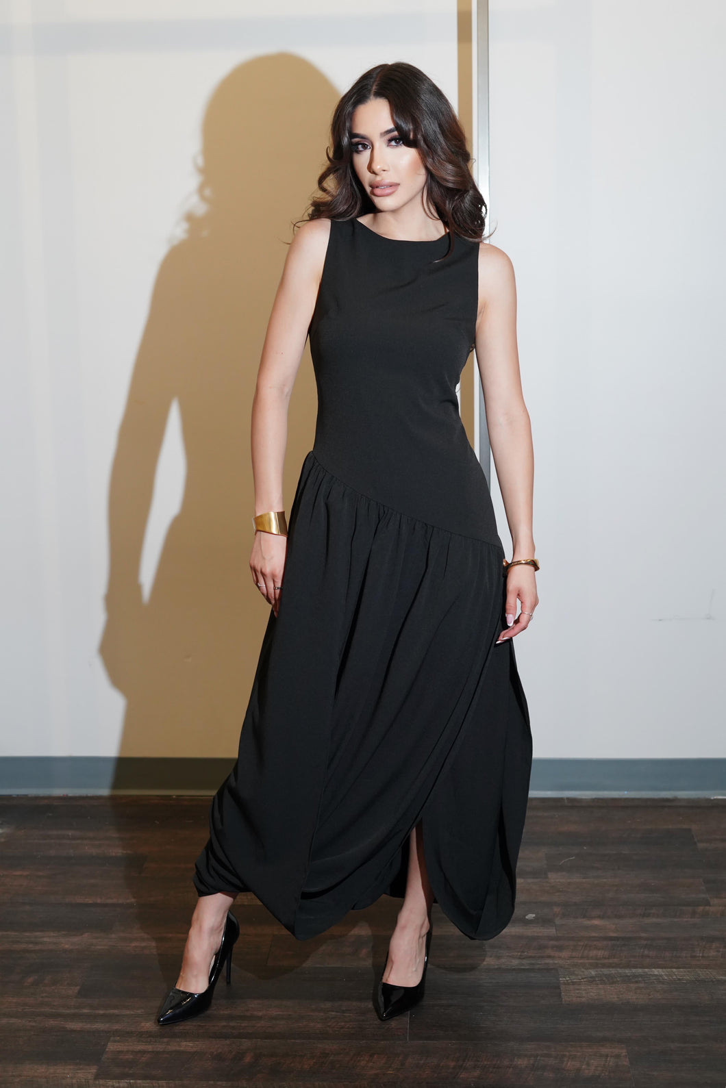 Bethany Bubble Bottom Maxi Dress