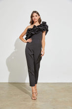 Load image into Gallery viewer, Madonna Ruffle Jumpsuit - Black
