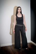 Load image into Gallery viewer, Luna Pearl Belted Wide Leg Pants
