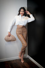 Load image into Gallery viewer, Georgina High Waisted Pu Pants
