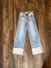 Load image into Gallery viewer, Risen High Rise Ankle Cuffed Jeans Bottom
