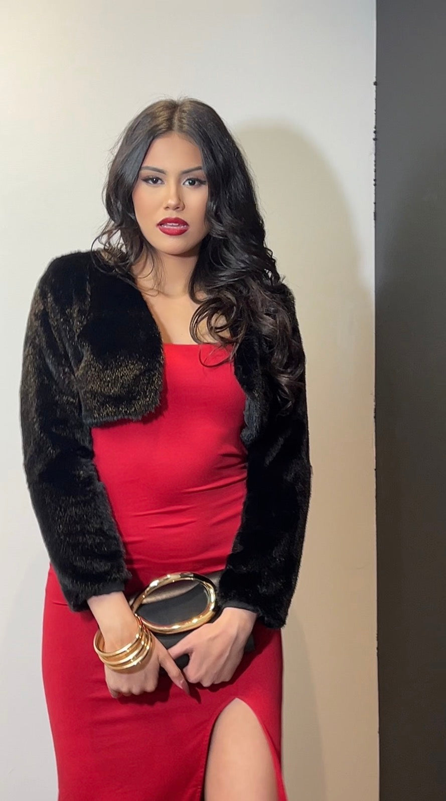 Celine Faux Fur Bolero