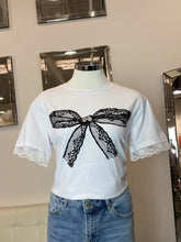 Load image into Gallery viewer, Lace Bow T-Shirt
