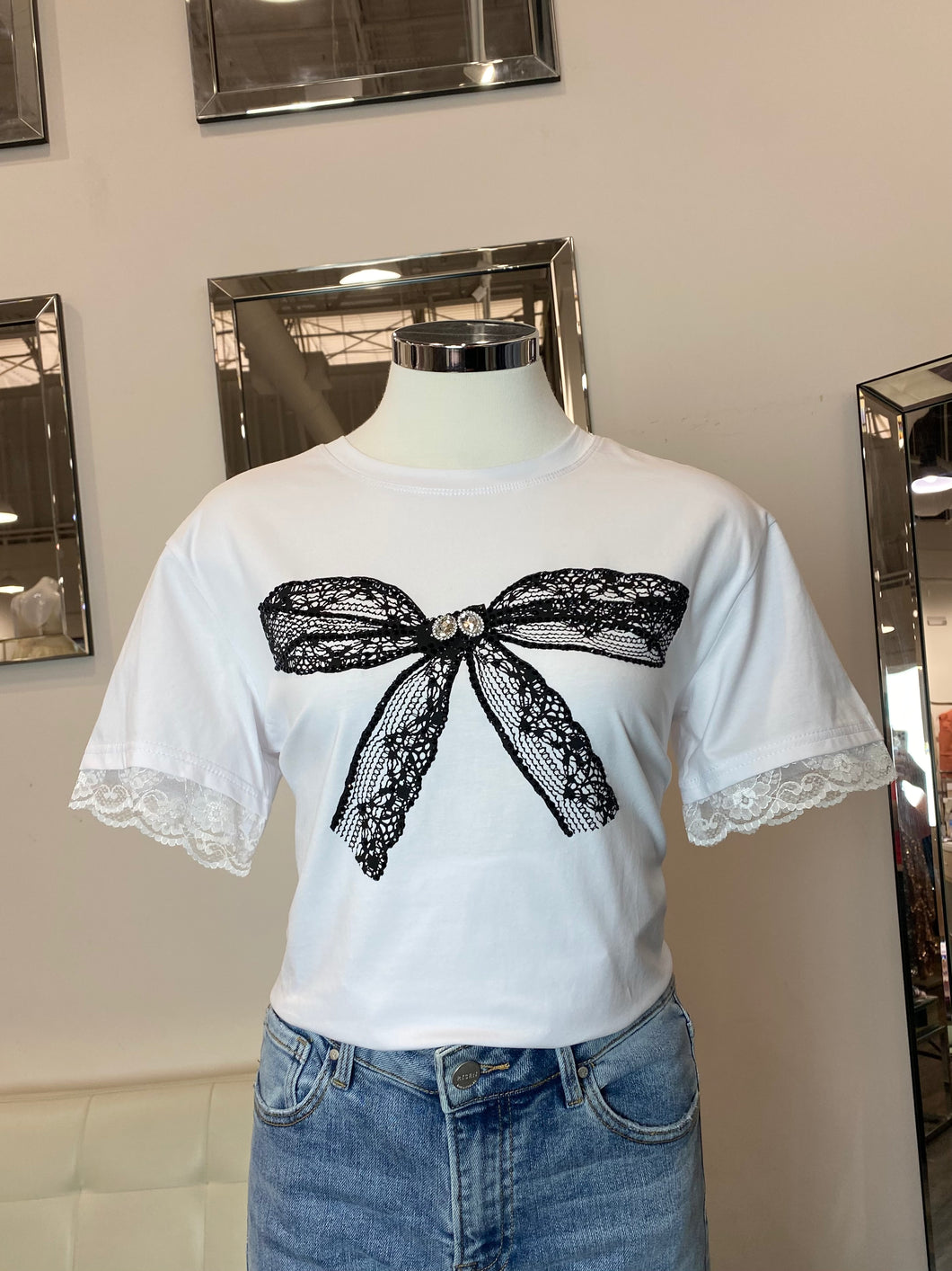 Lace Bow T-Shirt