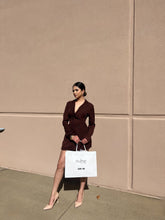 Load image into Gallery viewer, Ela Long Sleeve Romper Brown
