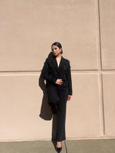 Load image into Gallery viewer, Mai Black Embellished Blazer
