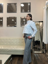 Load image into Gallery viewer, Ximena Knit Wide Leg Pants Gray
