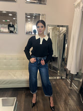 Load image into Gallery viewer, Fey Long Slv Polo Sweater
