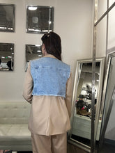 Load image into Gallery viewer, Karen Denim Blazer- Mocha
