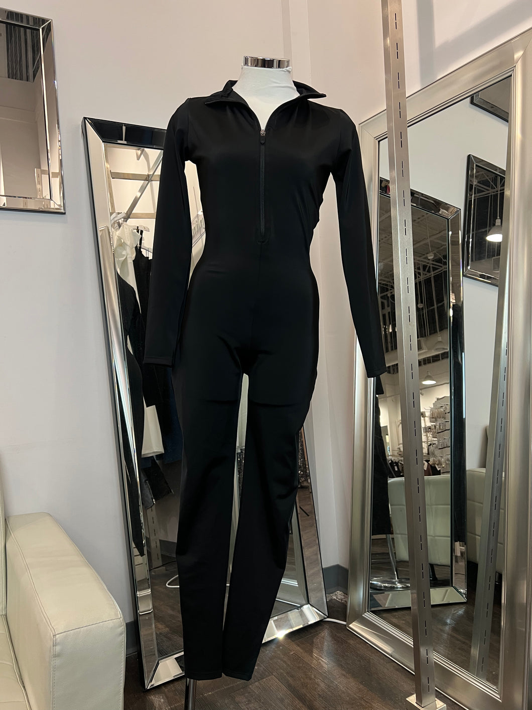 L/S Shapewear Effect Jumpsuit