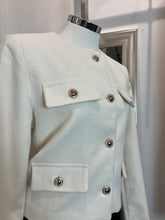 Load image into Gallery viewer, Gaia Gold Button Texture Jacket- Black
