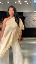 Load image into Gallery viewer, Sasha Satin Lace Blouse
