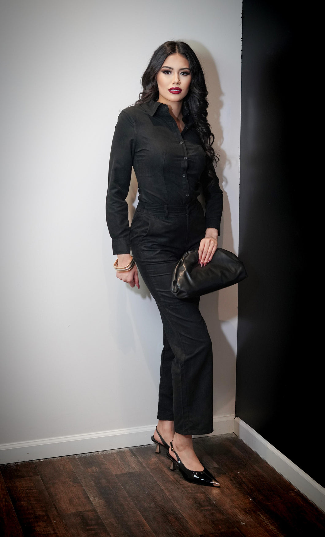 Fatima Faux Suede Shirt