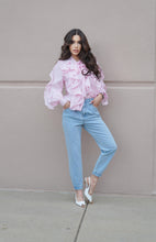 Load image into Gallery viewer, Mai L/S Blouse - Pink/Blue
