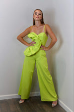 Load image into Gallery viewer, Nora Side Ruffle Jumpsuit - Citrus
