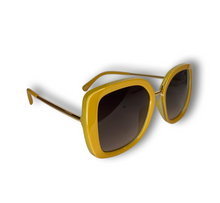 Load image into Gallery viewer, Mustard Oversized Classic Cat-Eye Sunglasses
