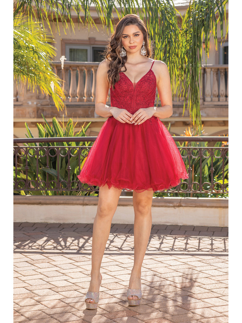 Dancing Queen 3308 Burgundy / 2XL