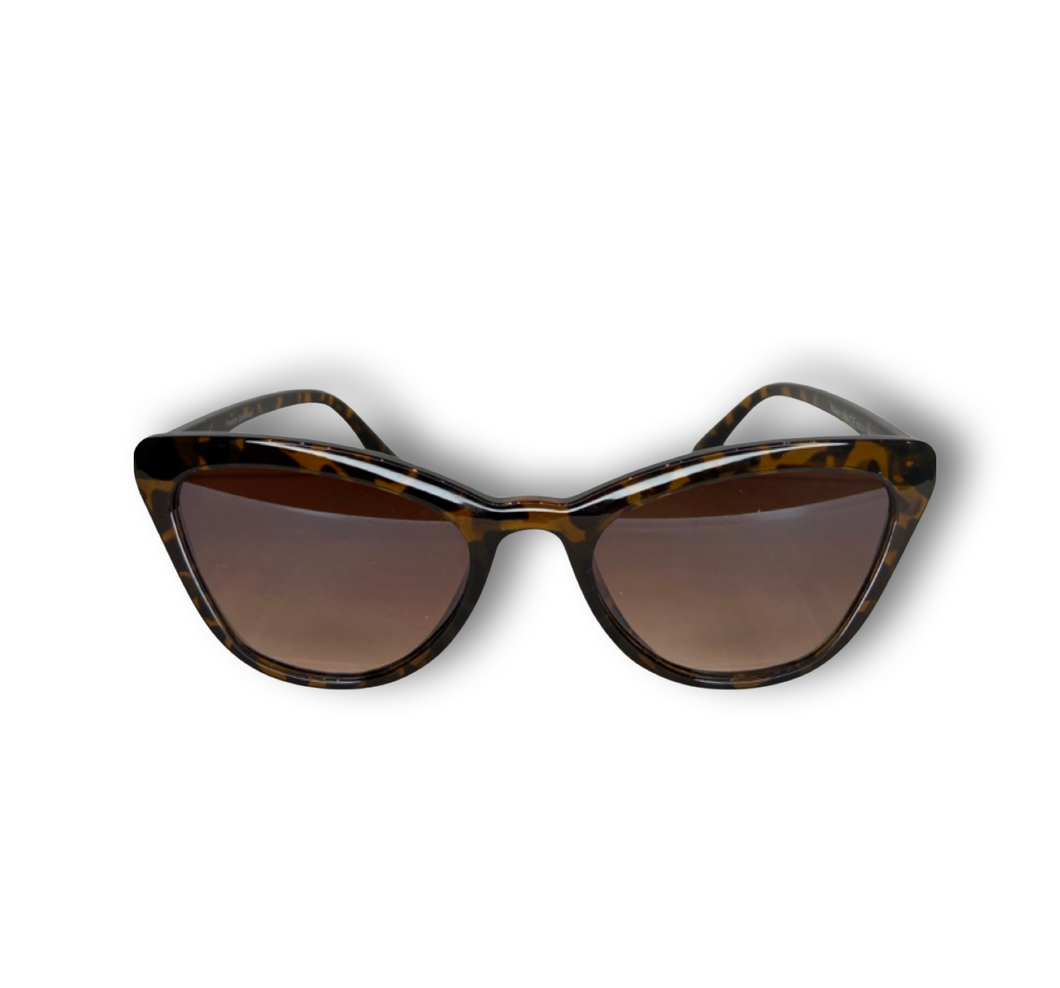 Tortoise Classic Cat-Eye Sunglasses