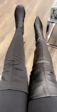 Load and play video in Gallery viewer, Leema Round Stretchy Knee Length Boots

