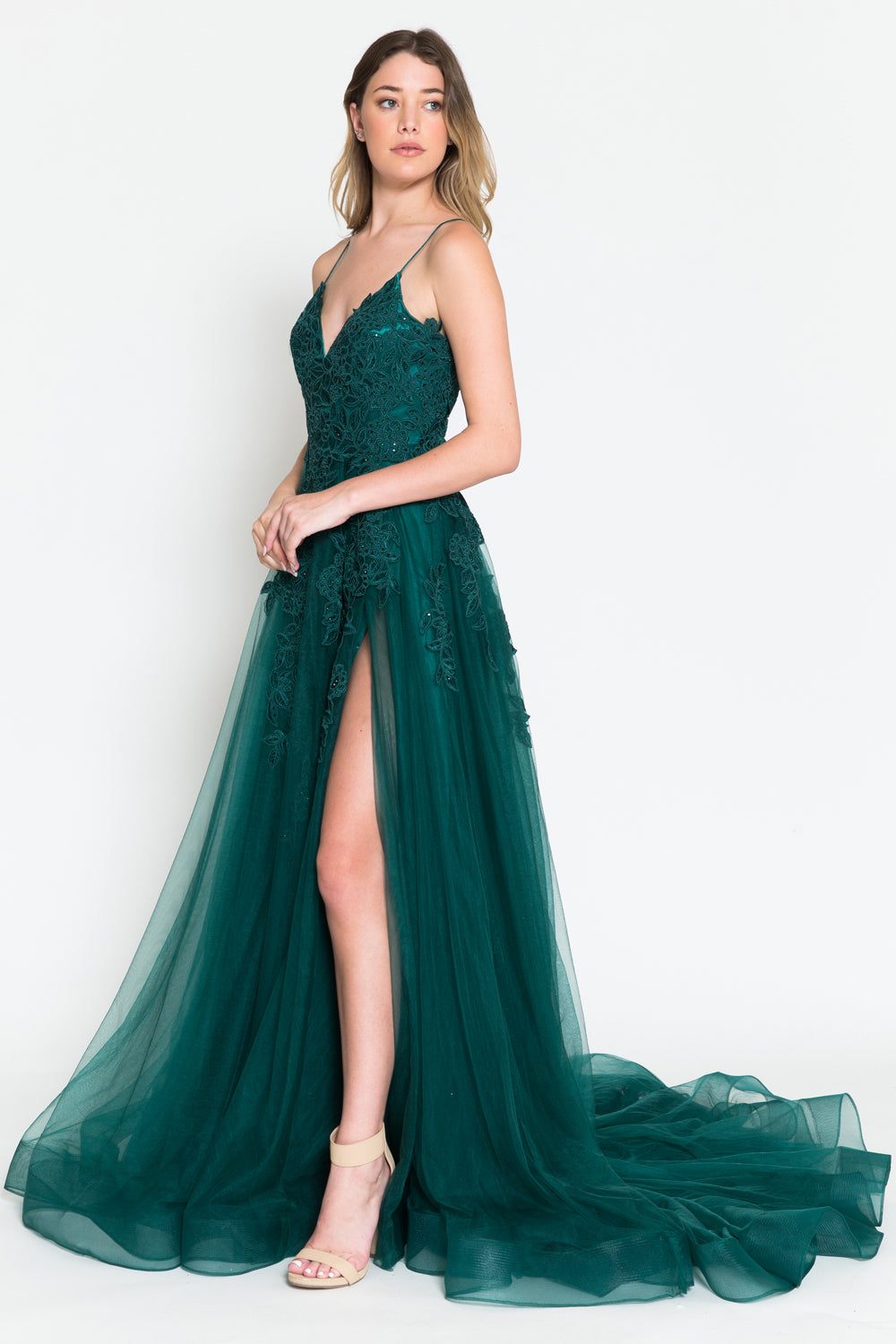 amelia couture green dress Amelia Couture 373 Off Shoulder Mermaid Evening Gown |FormalDressShops EMERALD GREEN / 12