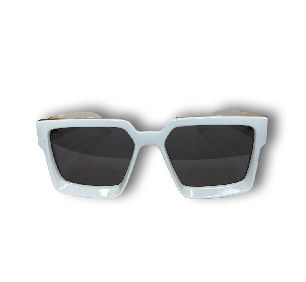 White Luxury Millionaire Sunglasses
