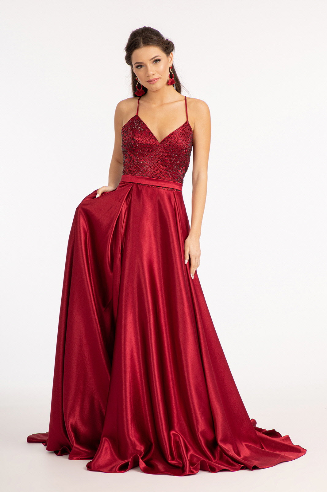 GLS by Gloria GL3040 Prom Dress - Green