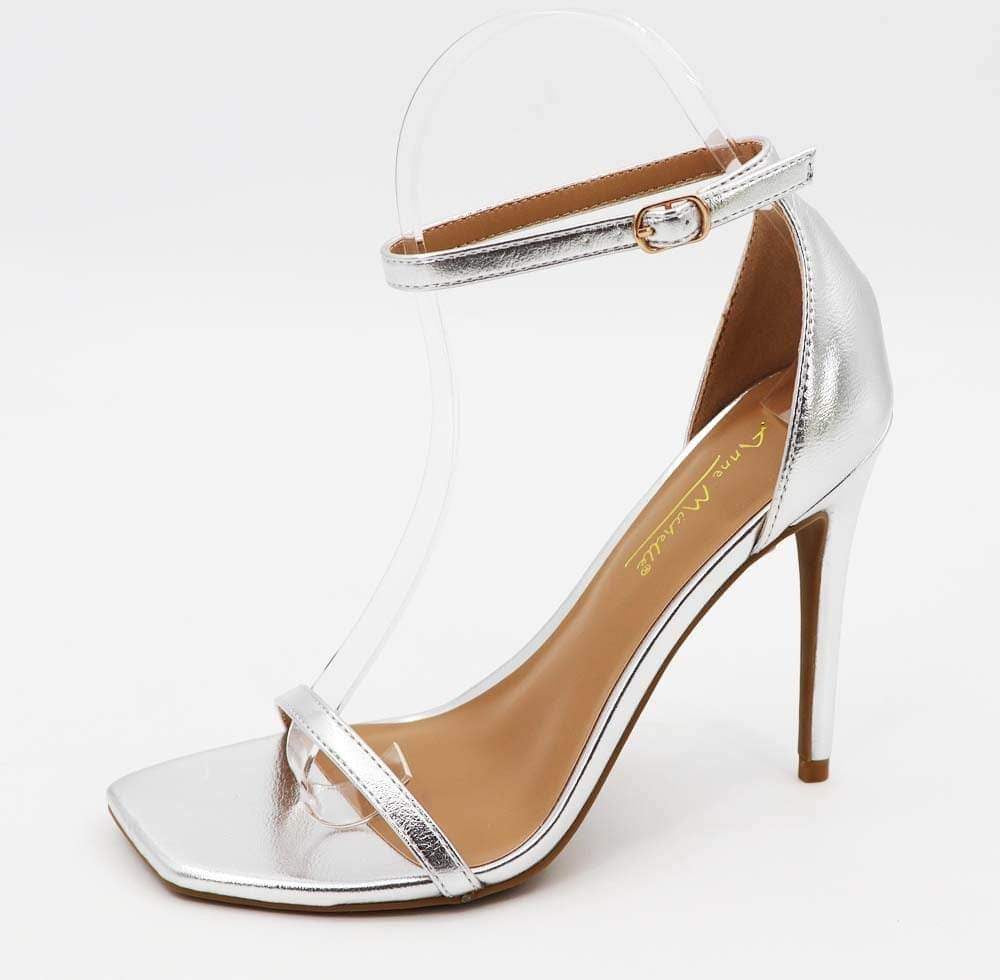 Ainslee One Band Heel - Silver